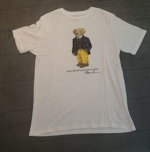 Ralph Lauren Kids White Polo Bear T-Shirt
